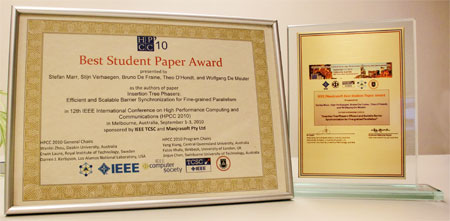 Best Student Paper Award